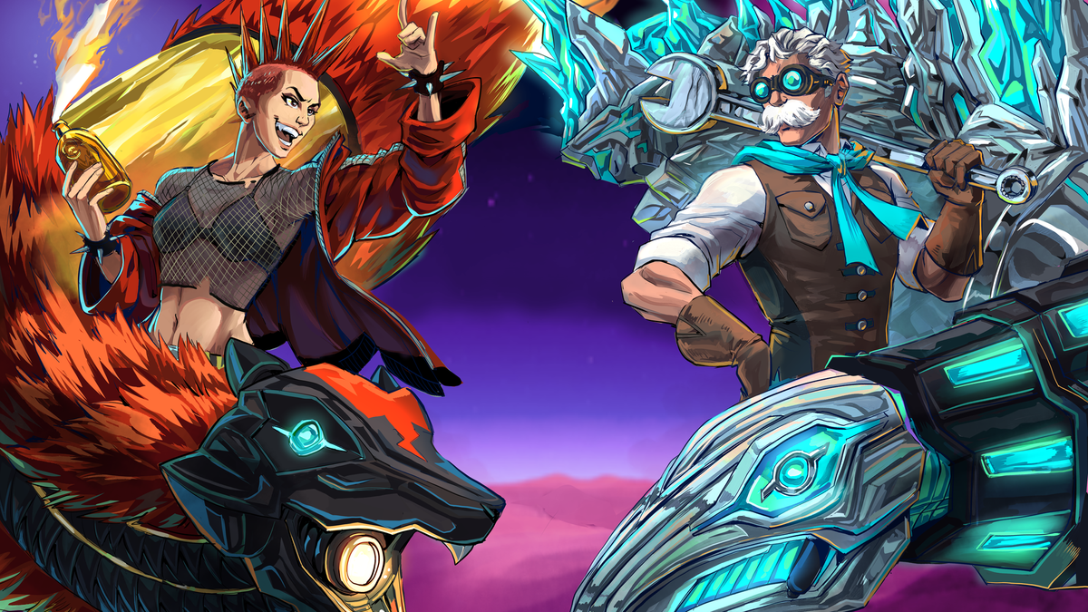 Autostede: Neon Badlands Kickstarter launching this Easter