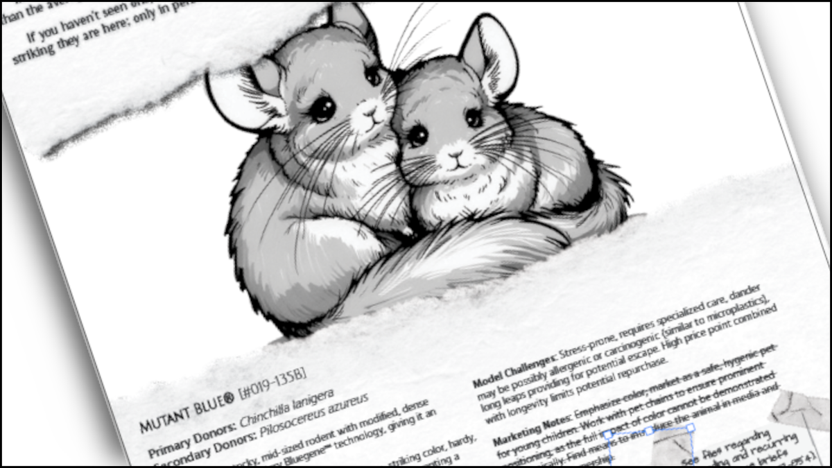 Launching on Kickstarter in May—Mutants From the Archives: Pet Shop Blues