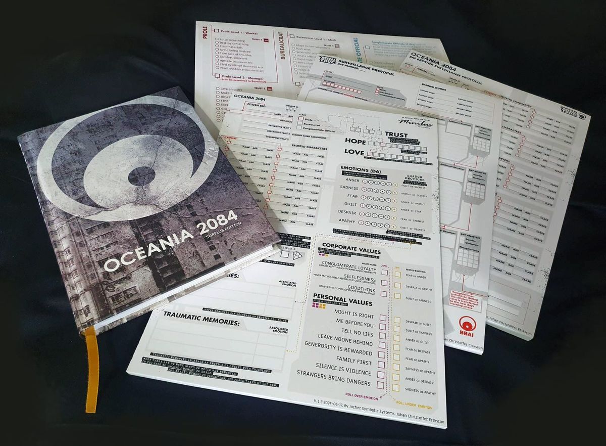 RPG Magnifico 2025 Award goes to Oceania 2084 - Surplus Edition