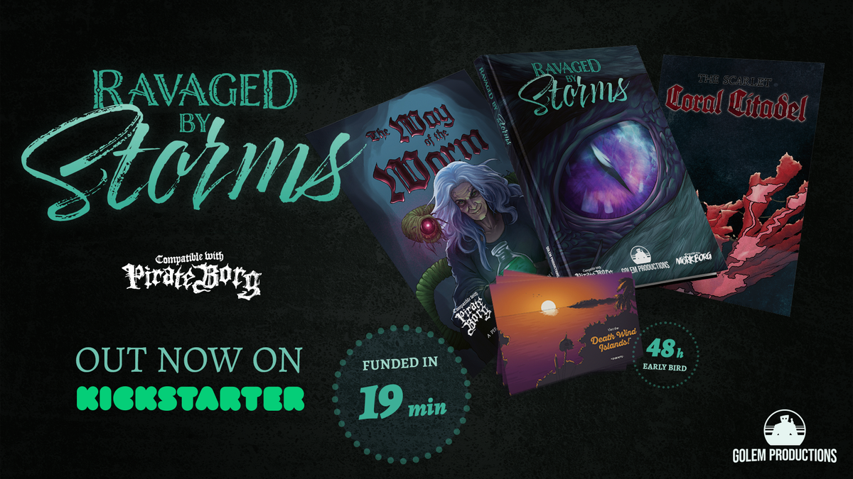 Ravaged by Storms brings Mythic Sandbox to Pirate Borg