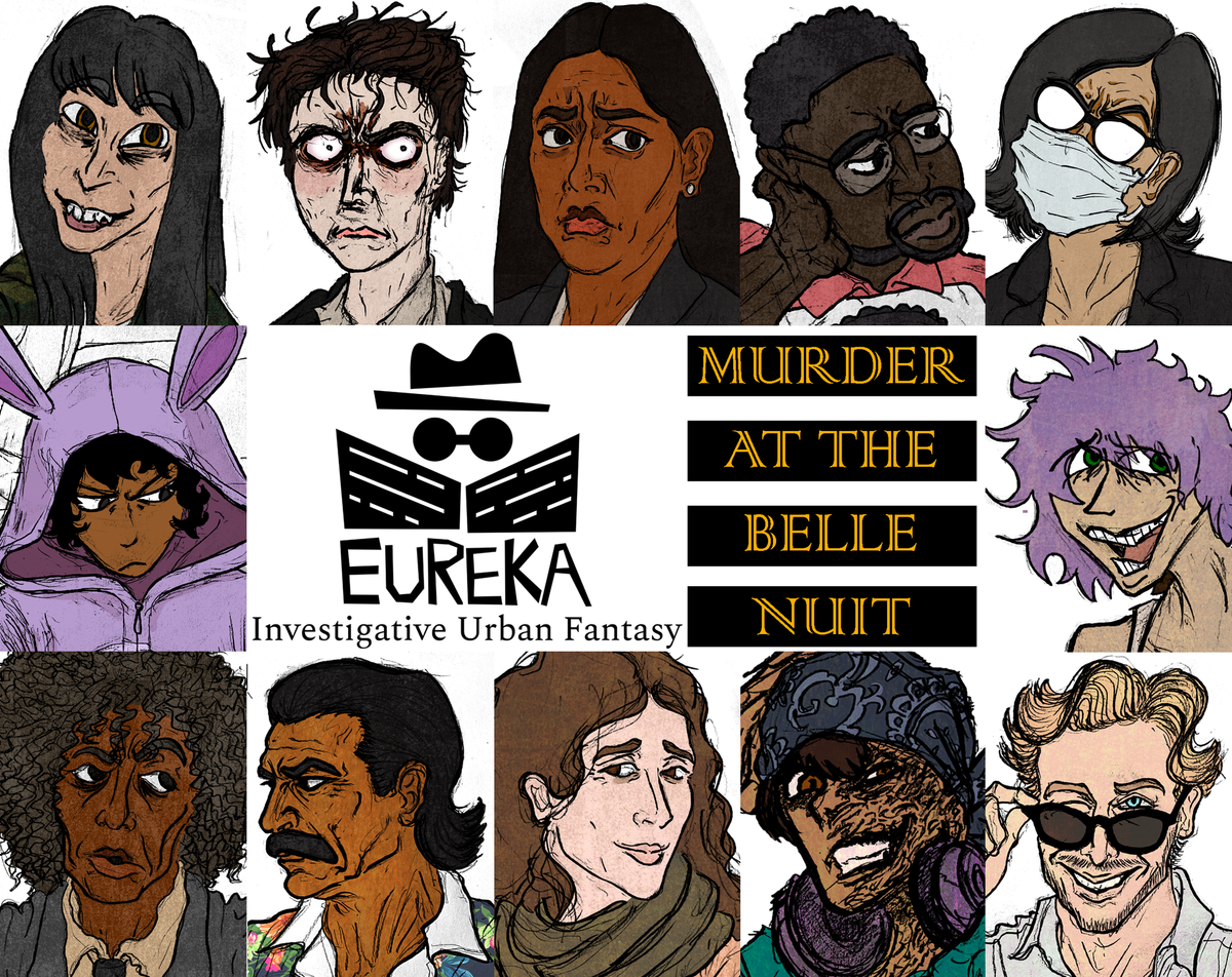 Much Awaited Murder at the Belle Nuit Mystery Module Released for Eureka: Investigative Urban Fantasy