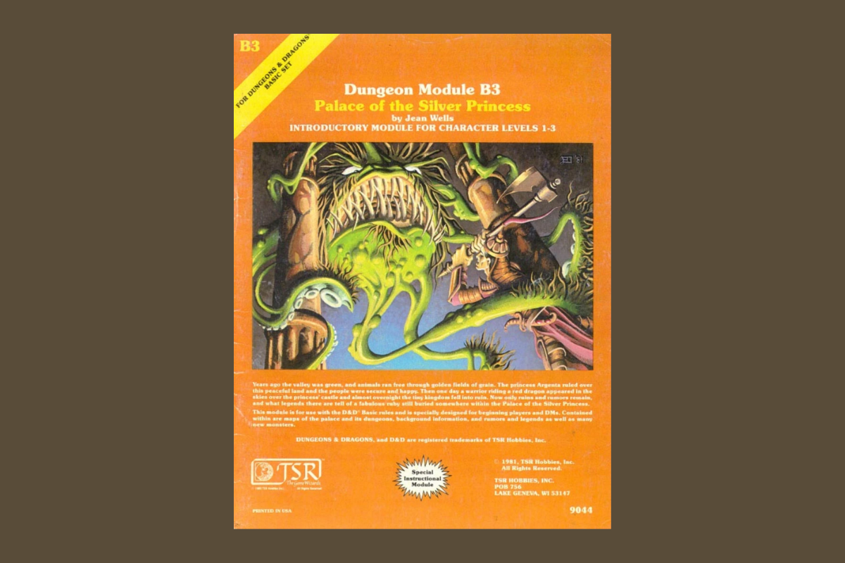 Palace of the Silver Princess: How TSR Recalled and Buried A D&D Adventure