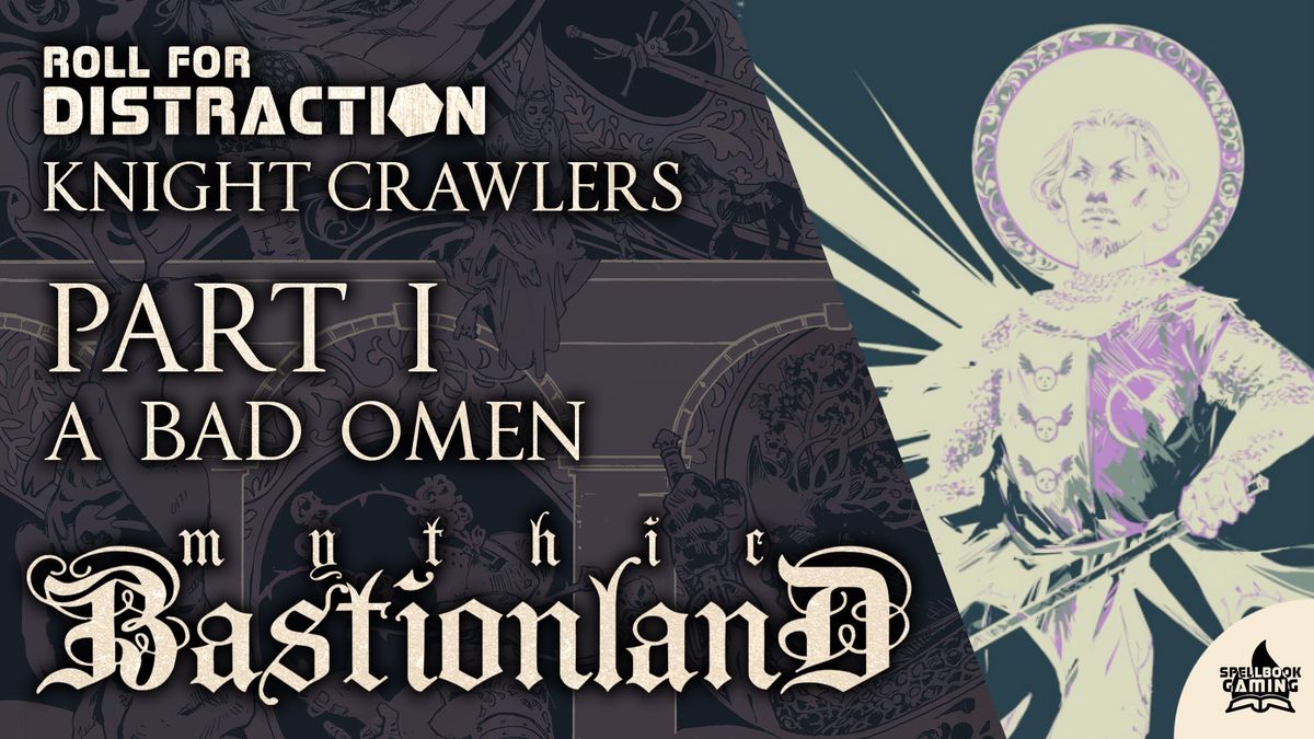 The YT thumbnail for episode 1. Logos for the show and the game, plus the art for the Halo Knight. "Part 1: A Bad Omen"