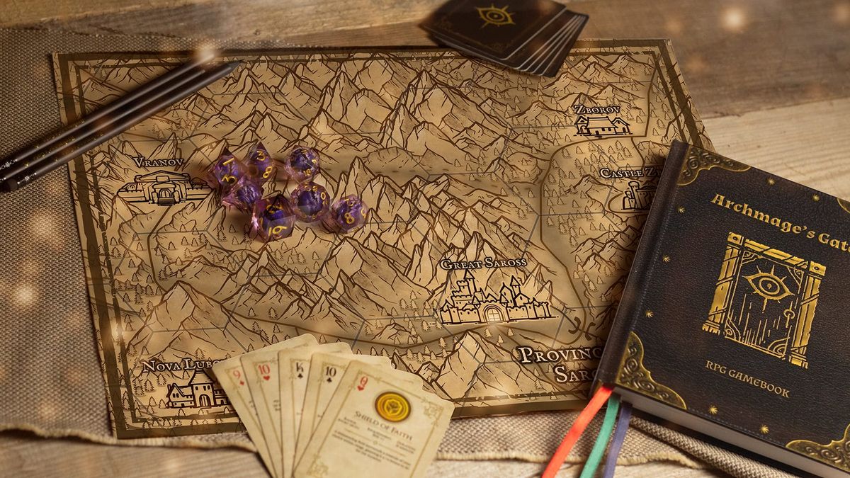 Archmage's Gate is a Solo RPG Adventure Gamebook