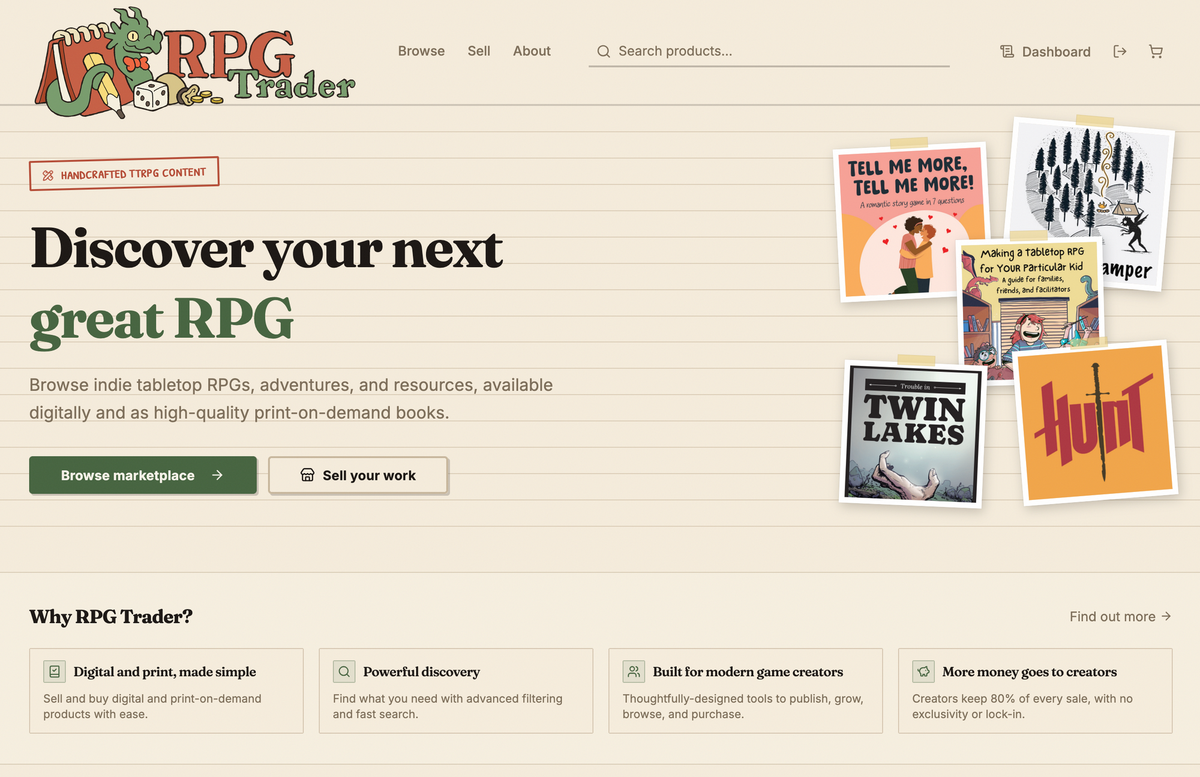 RPG Trader Enters Public Beta Ahead of June Launch