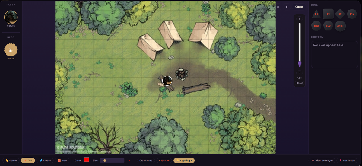 Nexoria Chat adds built-in map tools for online TTRPG communities