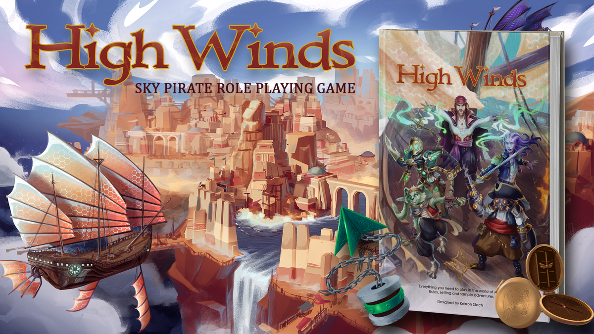 High Winds book and banner