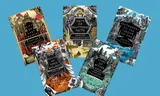 Covers of all 5 books in the Tyrants Philosophers series