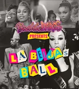 An announcement graphic for BaddieBards charity event, LaBeija's Ball.