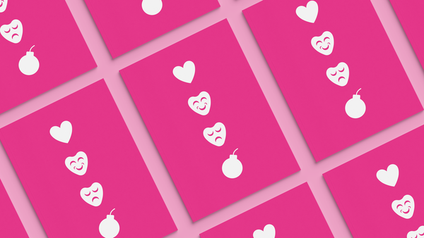 Mockup of several Rom Com Drama Bomb Zines