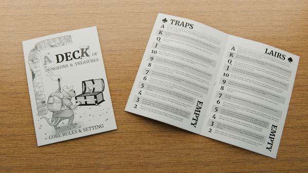 CG mockups of the zine show the cover with an adventurer mouse looking at a treasure chest and the zine opened.