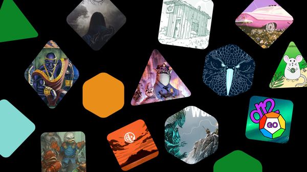 A selection of small images from the covers of games made by KiwiRPG members