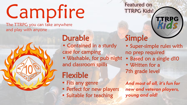 Intro RPG Campfire makes any story, anywhere, for any player - Now on BackerKit