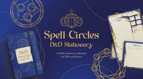 Your newest D&D stationery set is now on Kickstarter