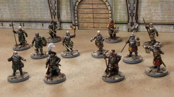 A photo of two squads of guards for Guards of Traitor's Toll