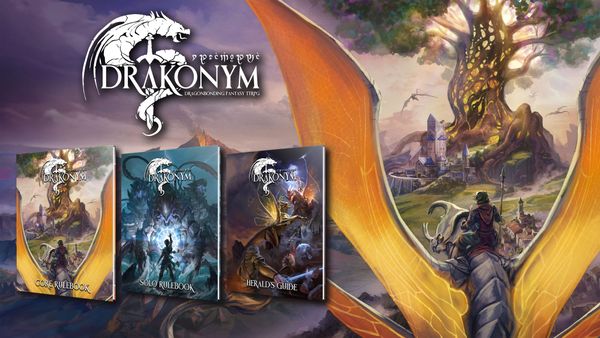 Drakonym: A Dragonbonding Tabletop RPG Launches on Backerkit