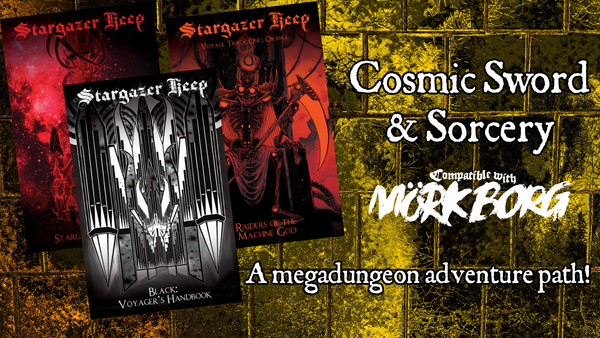 Stargazer Keep Launches a Dio-Fuelled Megadungeon RPG Series for Mörk Borg