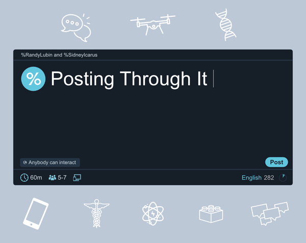 New Release: Posting Through It, a social media futures game