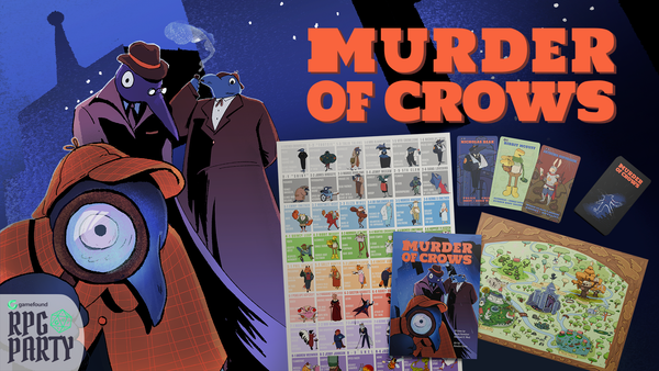 Murder of crows is an upcoming TTRPG about a murder of crows investigating the murder of a crow