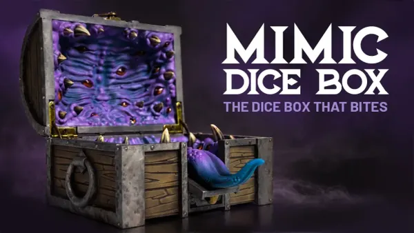 A dice box that bites: the Mimic Dice Box comes to Kickstarter on November 24