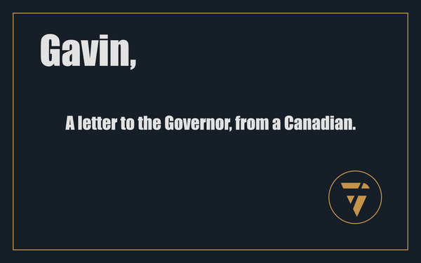 Gavin,: A letter to the Governor, from a Canadian.