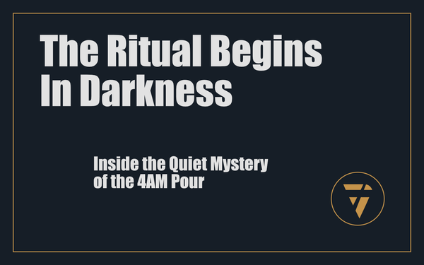 The Ritual Begins In Darkness: Inside the Quiet Mystery of the 4AM Pour
