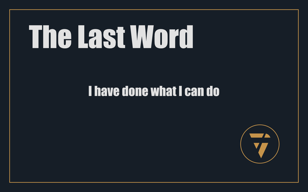 The Last Word