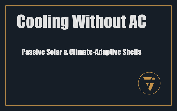 Cooling Without AC: Passive Solar & Climate‑Adaptive Shells