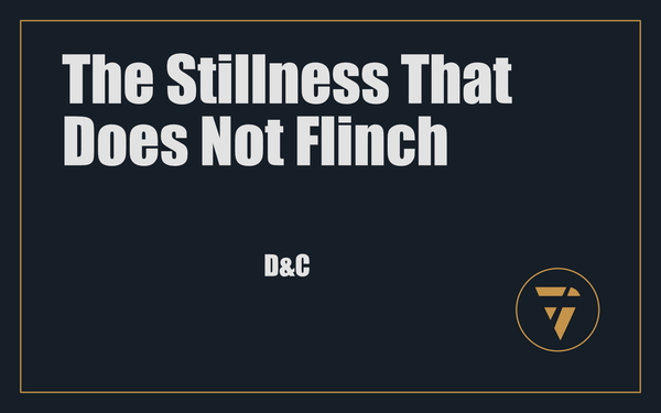 The Stillness That Does Not Flinch: Don and Carolyn Beveridge