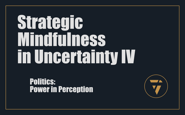 Strategic Mindfulness in Uncertainty IV: Politics: Power in Perception