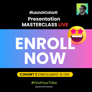 ENROLL COHORT 1: Presentation MASTERCLASS LIVE 💻