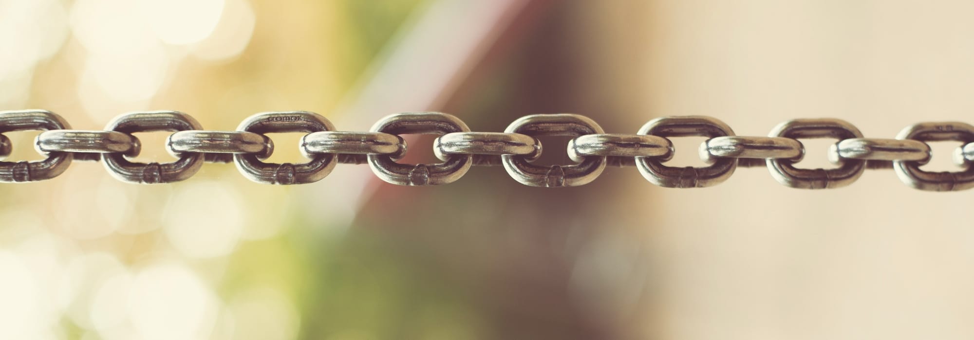 used gray steel chain