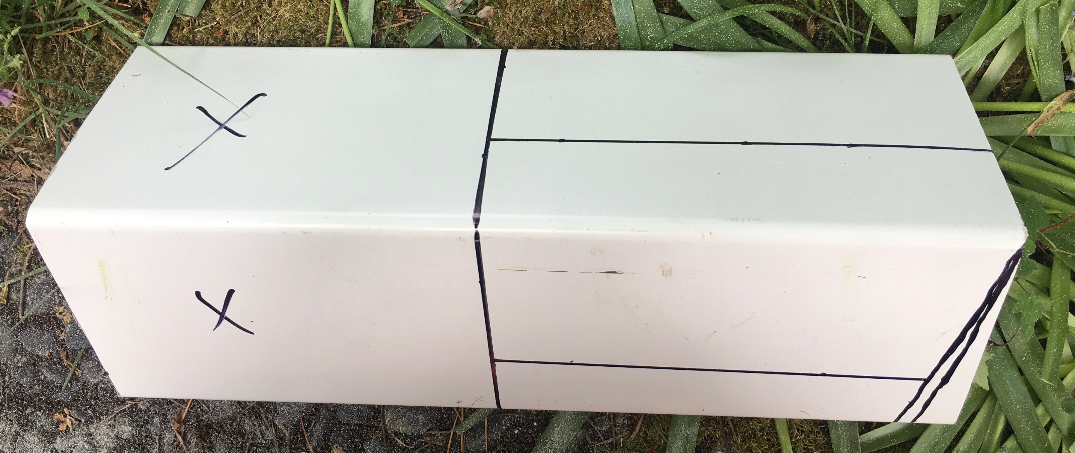 Marked up and ready to cut!