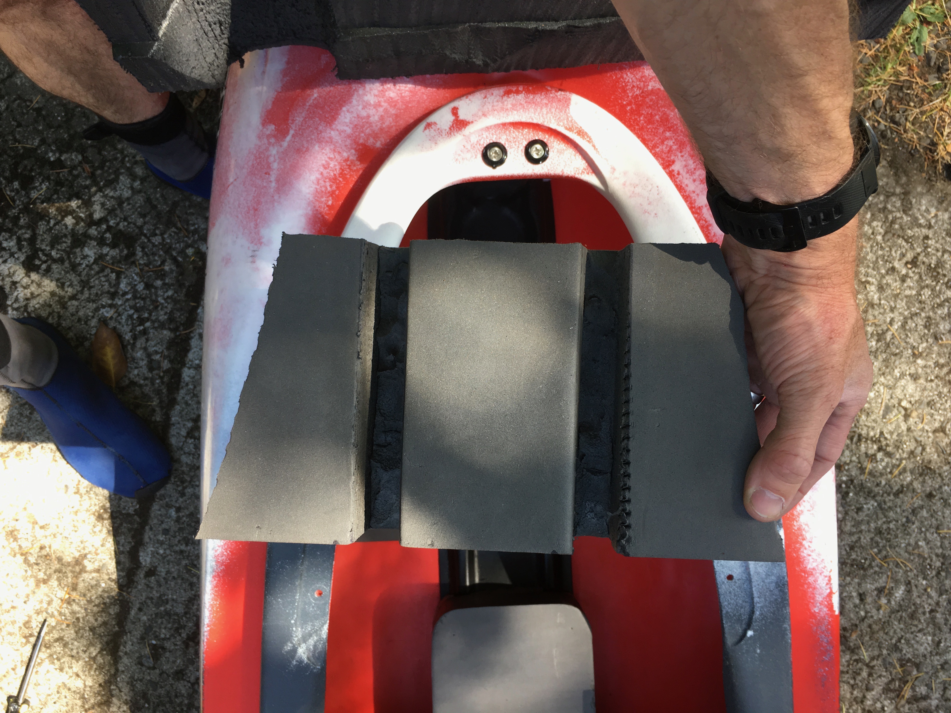 Bottom of knee spreader