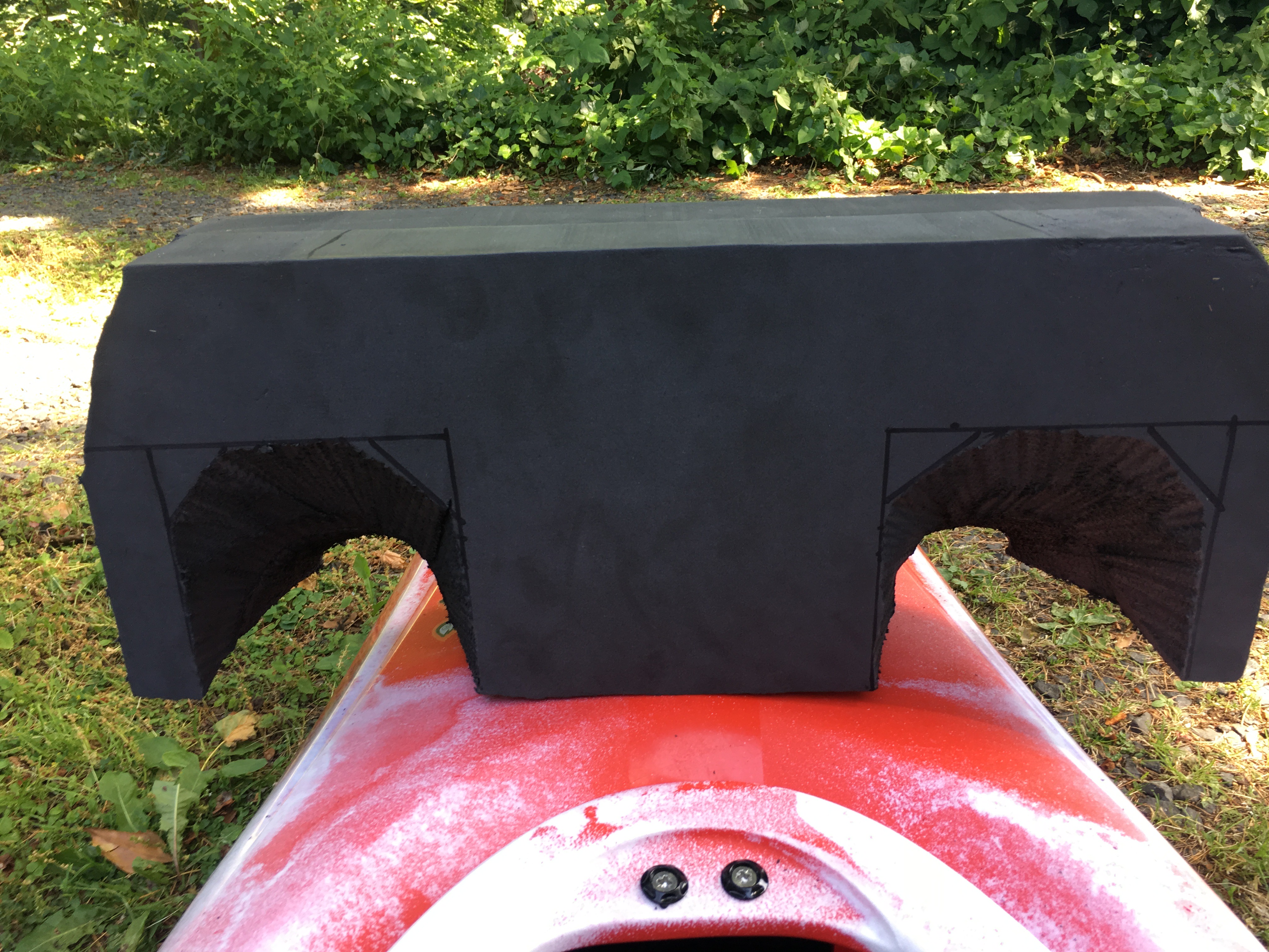 Front bulkhead glued together