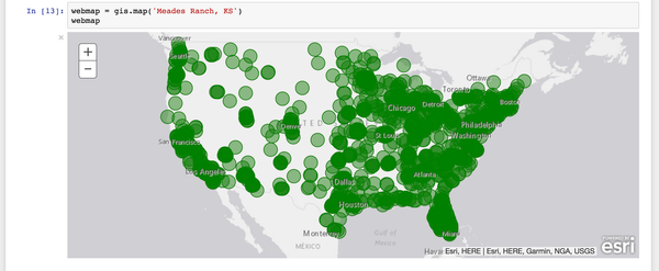 Creating a SpatialDataFrame from a Web GIS Item