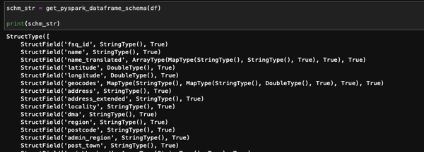 Copy PySpark Schemas to Clipboard