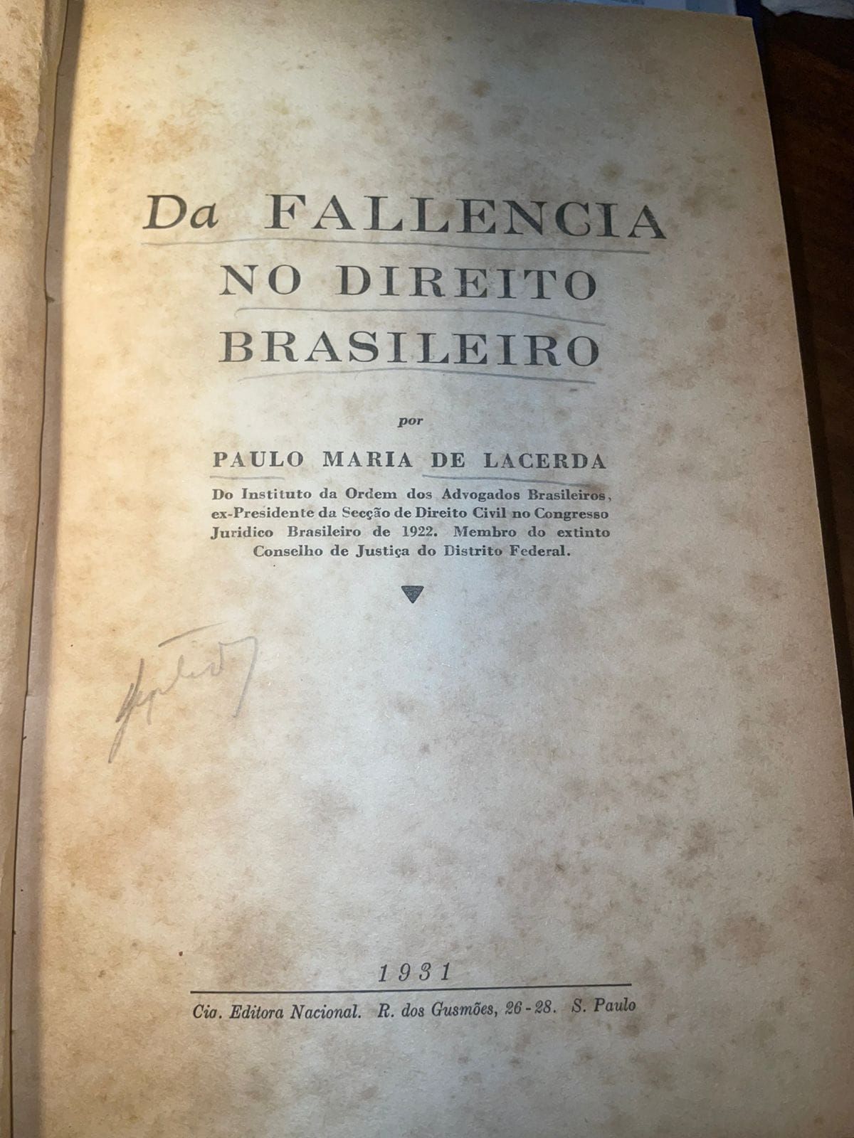 Excertos memoráveis do direito falimentar: condições precárias de qualquer lei