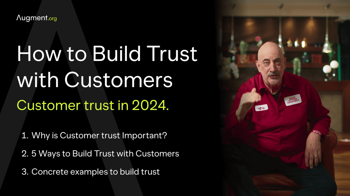 How to Build Trust with Customers in 2024