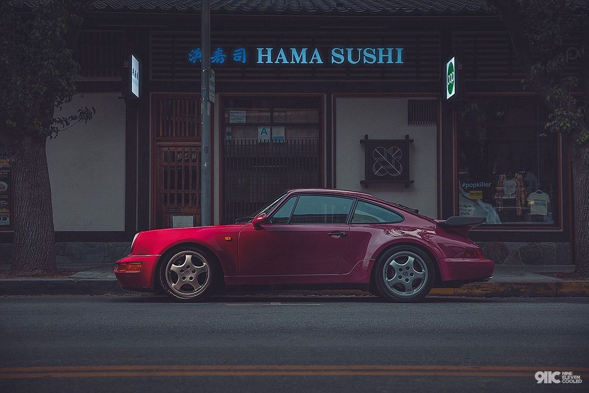Sean @konokars 1992 Porsche 964 3.3 Turbo Rubystone | Cooled