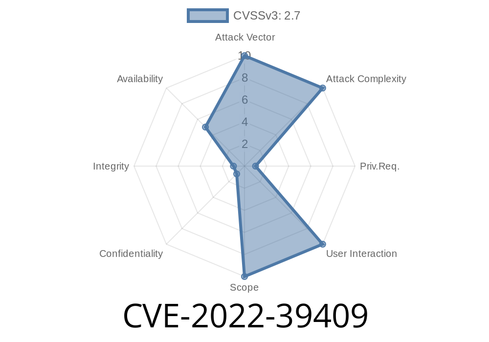 CVE-2022-39409 Oracle Transportation Management is affected by a vulnerability in versions 6.4.3 and 6.5.1.