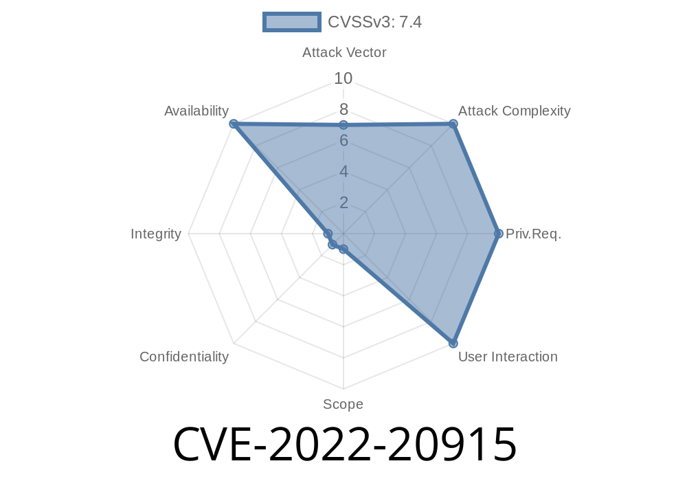 CVE-2022-20915 An IPv6 vulnerability in 6VPE with ZBFW could cause a DoS attack.