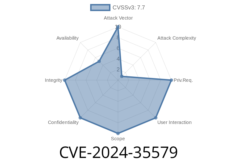 CVE-2024-35579 - Stack Overflow Vulnerability in Tenda AX1806 (v1...1) via `iptv.city.vlan` Parameter