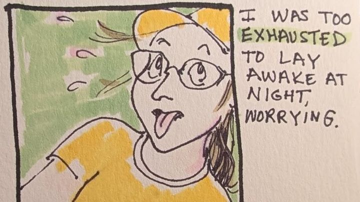 a comic about gardening (with bonus broken rake)