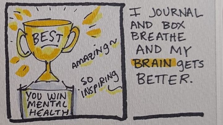 a comic about (not) winning at therapy