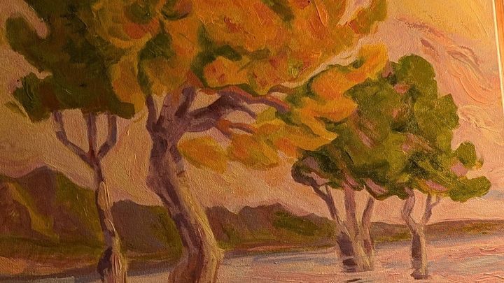 practice painting - a study of Birger Sandzén