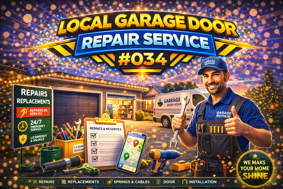#034 Local Garage Door Repair Service (USA)