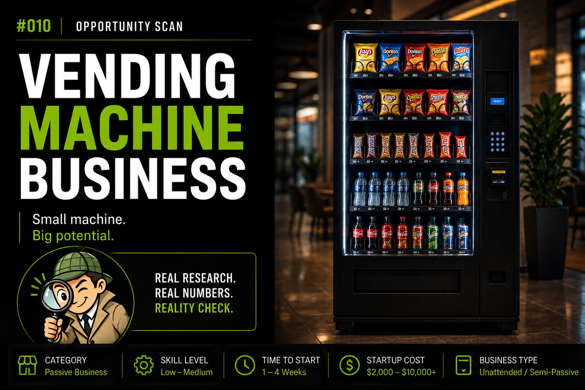 #010 Vending Machine Business