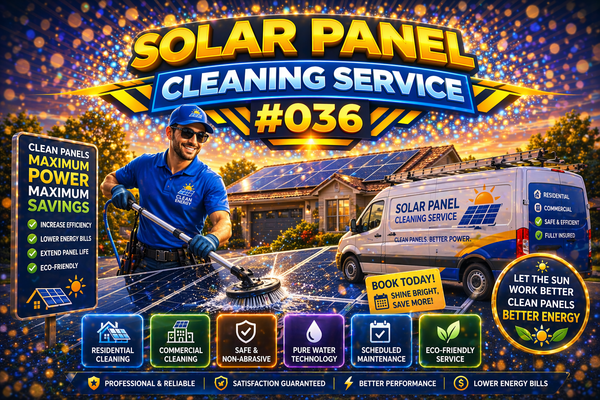 #036 Solar Panel Cleaning Service