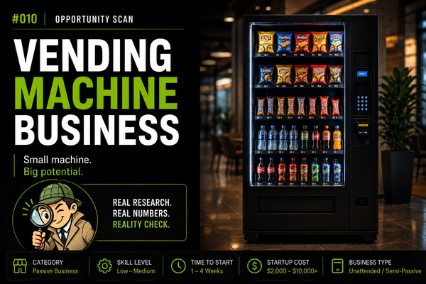 #010 Vending Machine Business